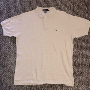 Men’s Polo by Ralph Lauren size L off white beige